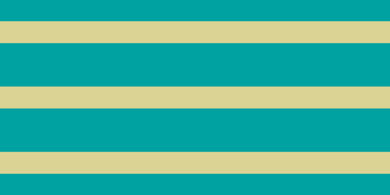 #00a1a1, #dbd393 horizontal lines, forty-five pixels wide, eighty-nine pixels apart