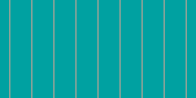 #00a1a1, #caa393 vertical lines, four pixels wide, eighty-six pixels apart