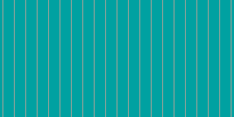 #00a1a1, #eba393 vertical lines, two pixels wide, thirty-seven pixels apart