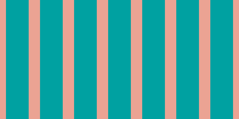 #00a1a1, #eba393 vertical lines, thirty-eight pixels wide, seventy-six pixels apart