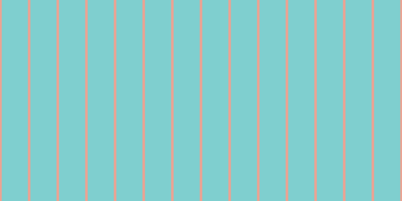 #00a1a1 (50%), #eba393 vertical lines, five pixels wide, fifty-two pixels apart