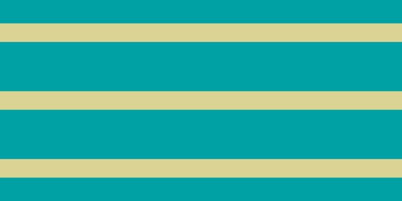 #00a1a5, #dbd393 horizontal lines, thirty-seven pixels wide, ninety-eight pixels apart