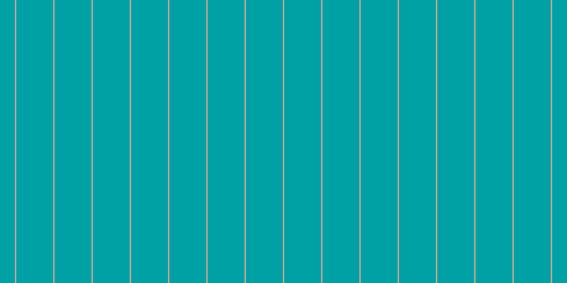 #00a1a5, #caa393 vertical lines, two pixels wide, fifty-two pixels apart