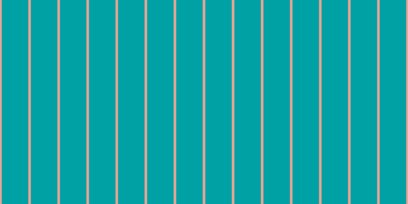 #00a1a5, #eba393 vertical lines, five pixels wide, fifty-two pixels apart