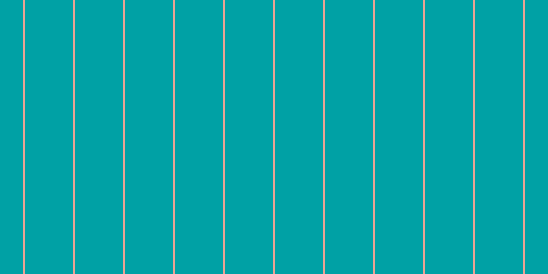#00a1a5, #eba393 vertical lines, two pixels wide, seventy-one pixels apart