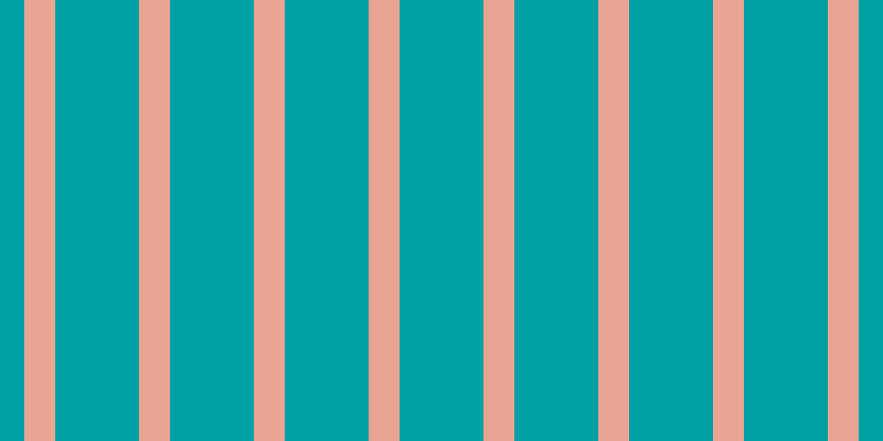 #00a1a5, #eba393 vertical lines, twenty-eight pixels wide, seventy-six pixels apart