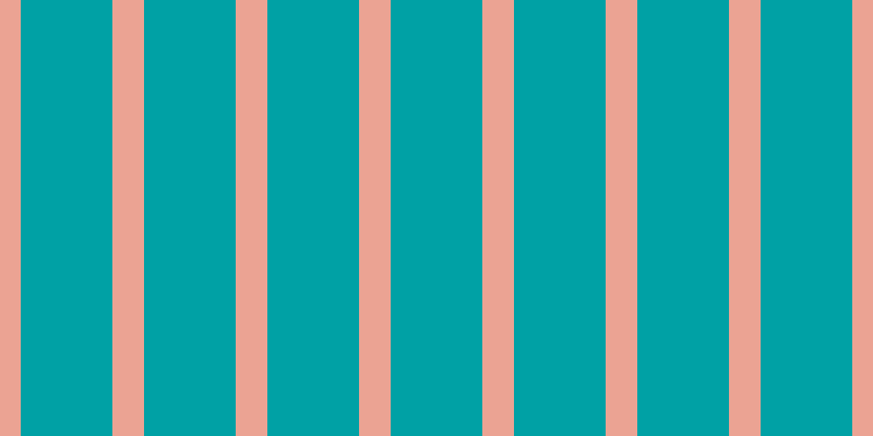 #00a1a5, #eba393 vertical lines, twenty-nine pixels wide, eighty-four pixels apart