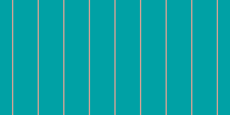 #00a1a5, #eba393 vertical lines, four pixels wide, eighty-five pixels apart