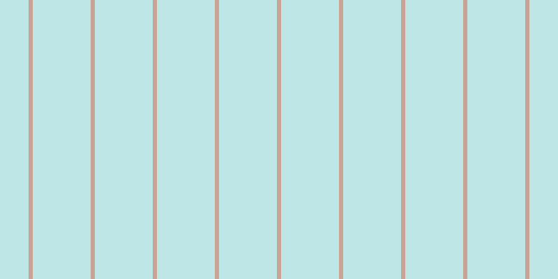 #00a1a5 (25%), #caa393 vertical lines, six pixels wide, eighty-three pixels apart