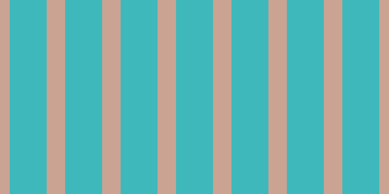 #00a1a5 (75%), #caa393 vertical lines, thirty-eight pixels wide, seventy-six pixels apart