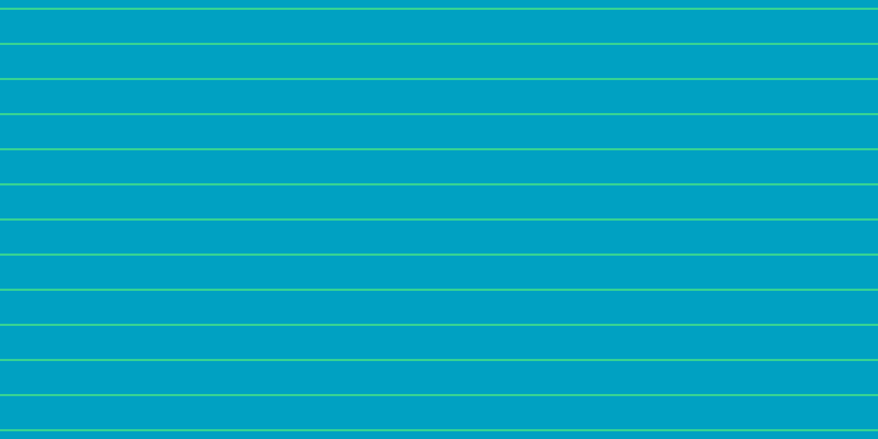 #00a1c2, #36d393 horizontal lines, two pixels wide, thirty pixels apart