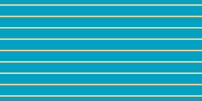 #00a1c2, #fcd393 horizontal lines, six pixels wide, thirty-nine pixels apart