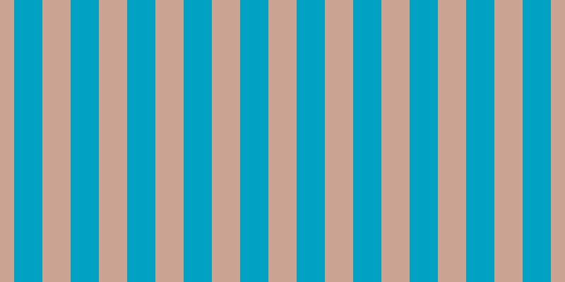 #00a1c2, #caa393 vertical lines, forty pixels wide, forty pixels apart
