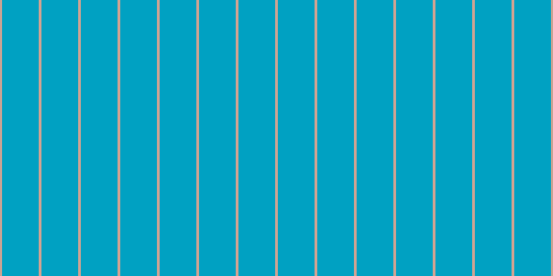 #00a1c2, #caa393 vertical lines, four pixels wide, fifty-three pixels apart