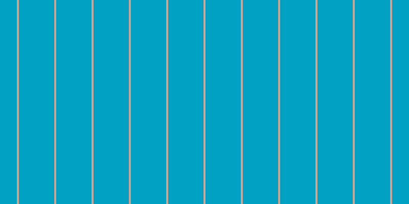 #00a1c2, #caa393 vertical lines, four pixels wide, sixty-nine pixels apart