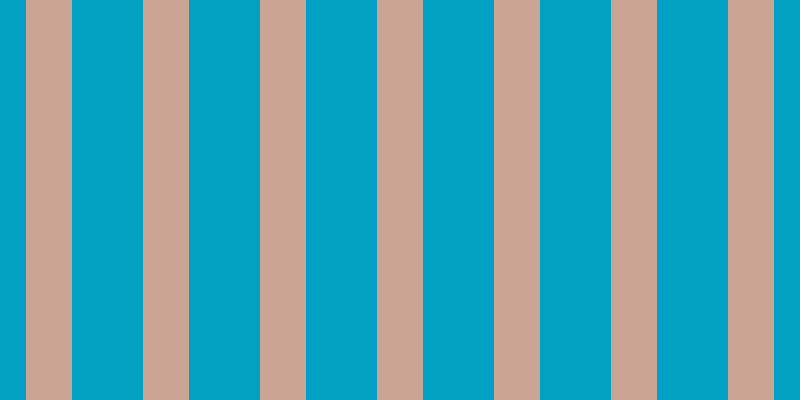 #00a1c2, #caa393 vertical lines, forty-six pixels wide, seventy-one pixels apart