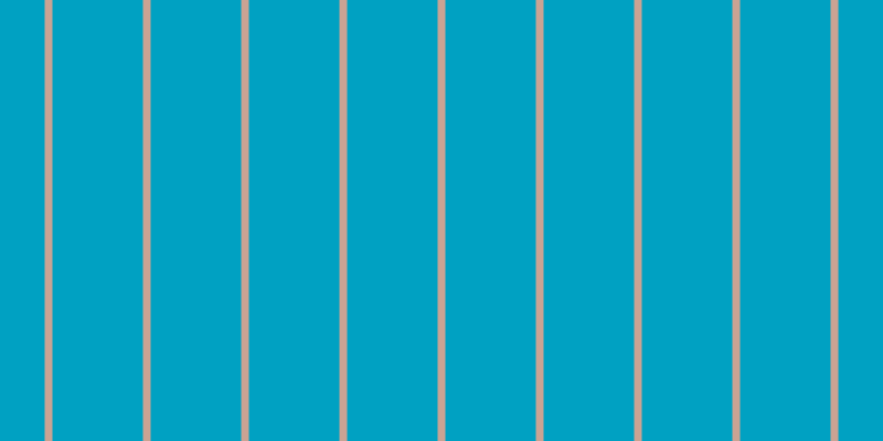 #00a1c2, #caa393 vertical lines, seven pixels wide, eighty-two pixels apart