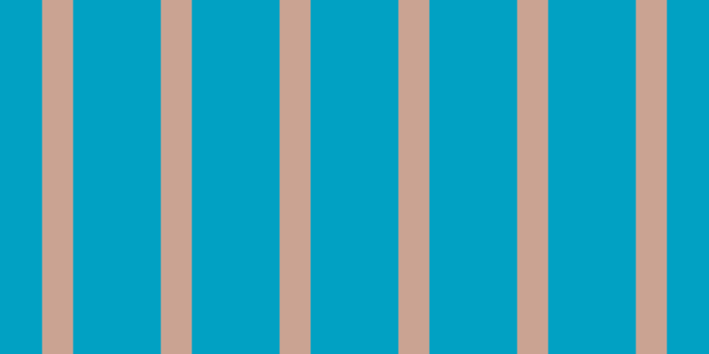 #00a1c2, #caa393 vertical lines, thirty-five pixels wide, ninety-nine pixels apart