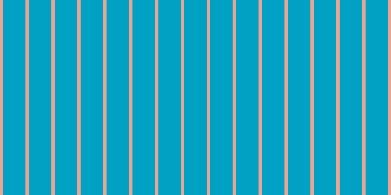 #00a1c2, #eba393 vertical lines, seven pixels wide, forty-six pixels apart
