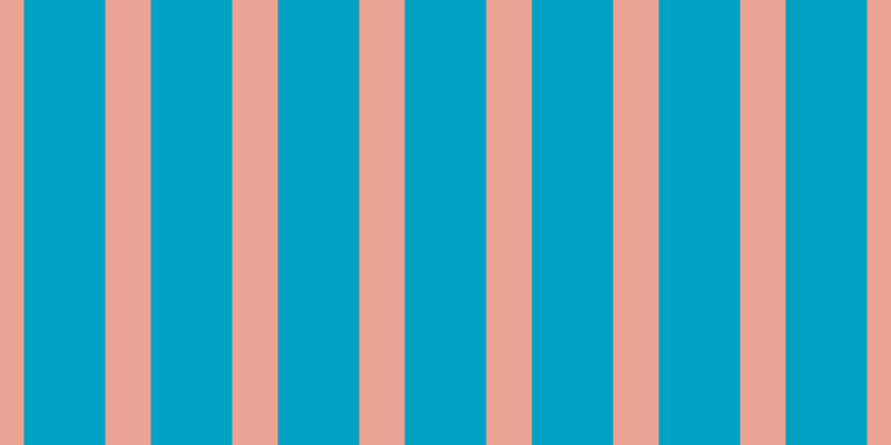 #00a1c2, #eba393 vertical lines, forty-one pixels wide, seventy-three pixels apart