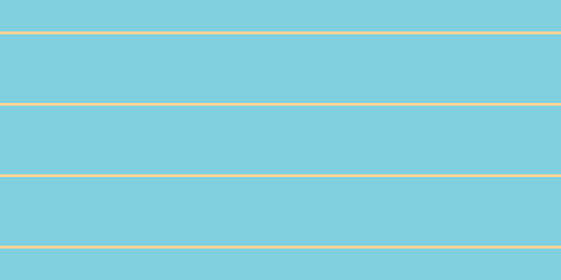 #00a1c2 (50%), #fcd393 horizontal lines, four pixels wide, ninety-eight pixels apart