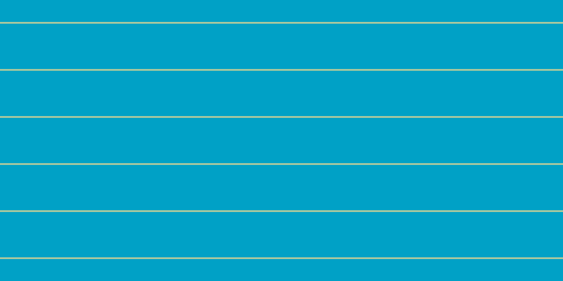 #00a1c6, #dbd393 horizontal lines, two pixels wide, sixty-five pixels apart