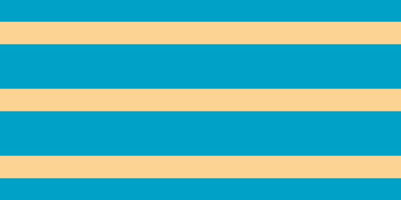 #00a1c6, #fcd393 horizontal lines, forty-five pixels wide, eighty-nine pixels apart