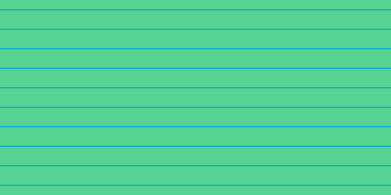 #00a1e7, #57d393 horizontal lines, thirty-eight pixels wide, two pixels apart