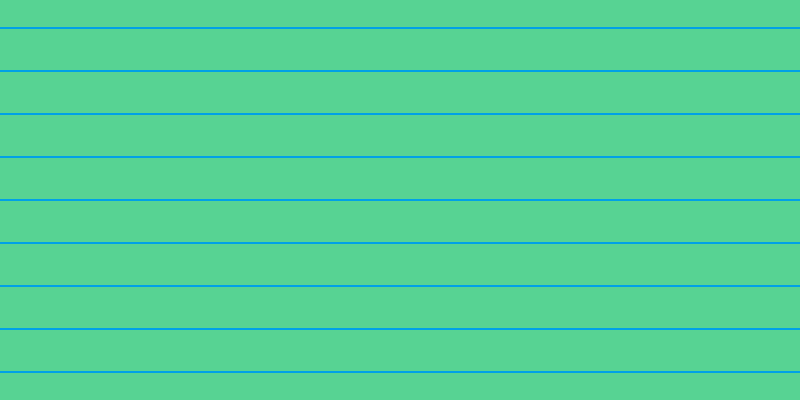 #00a1e7, #57d393 horizontal lines, forty-one pixels wide, two pixels apart