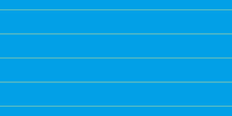 #00a1e7, #bad393 horizontal lines, two pixels wide, eighty-one pixels apart