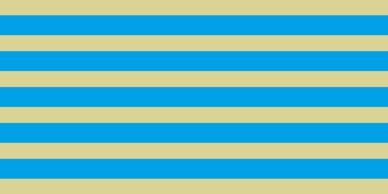 #00a1e7, #dbd393 horizontal lines, thirty-three pixels wide, forty-one pixels apart