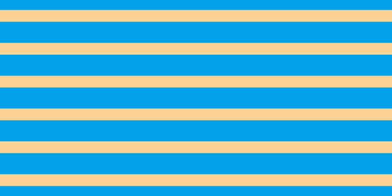 #00a1e7, #fcd393 horizontal lines, twenty-four pixels wide, forty-three pixels apart