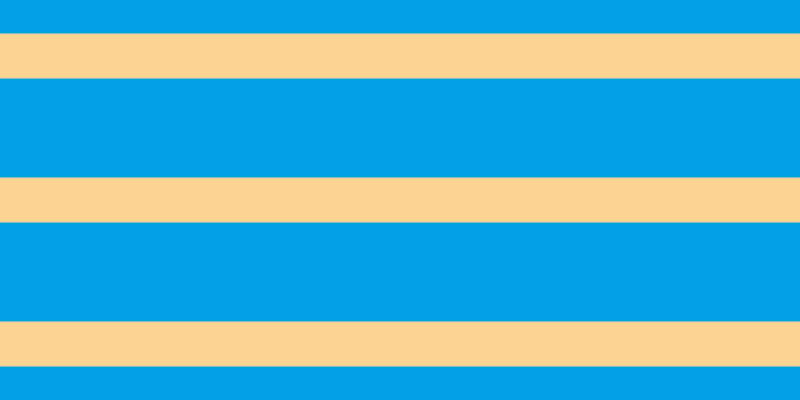 #00a1e7, #fcd393 horizontal lines, forty-five pixels wide, ninety-nine pixels apart