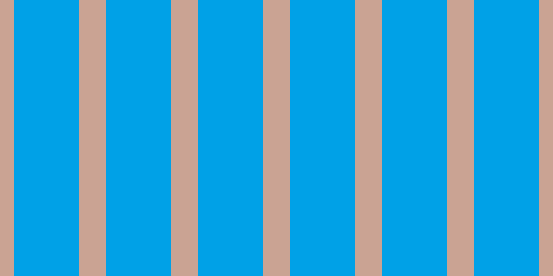 #00a1e7, #caa393 vertical lines, thirty-eight pixels wide, ninety-five pixels apart