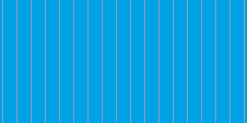 #00a1e7, #eba393 vertical lines, two pixels wide, forty-four pixels apart