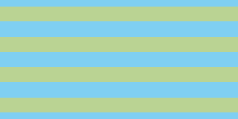 #00a1e7 (50%), #bad393 horizontal lines, fifty pixels wide, fifty-two pixels apart