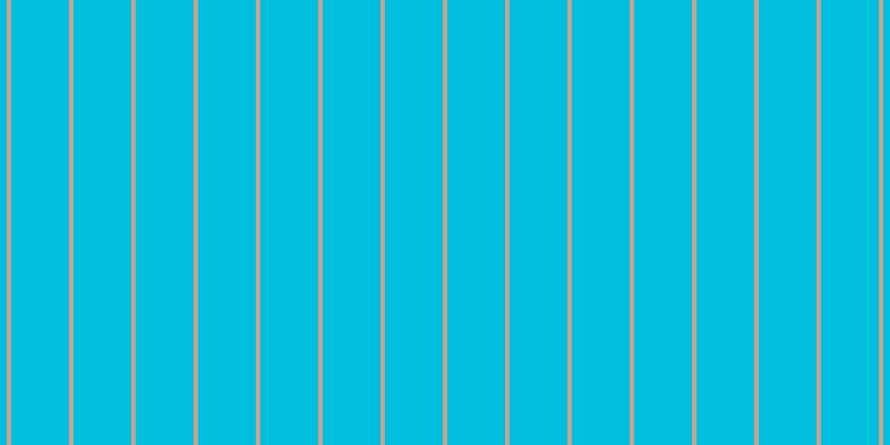 #00bfde, #caa393 vertical lines, four pixels wide, fifty-two pixels apart