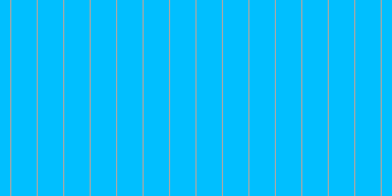 Deep sky blue, #caa393 vertical lines, two pixels wide, fifty-two pixels apart