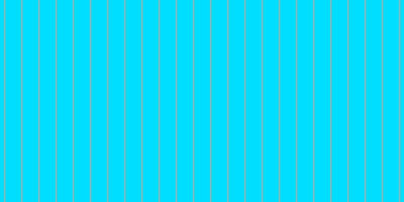 #00deff, #caa393 vertical lines, two pixels wide, thirty-two pixels apart