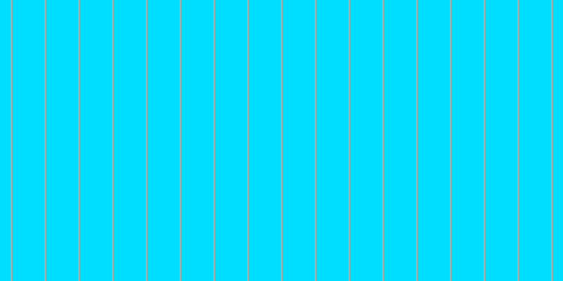 #00deff, #caa393 vertical lines, two pixels wide, forty-six pixels apart