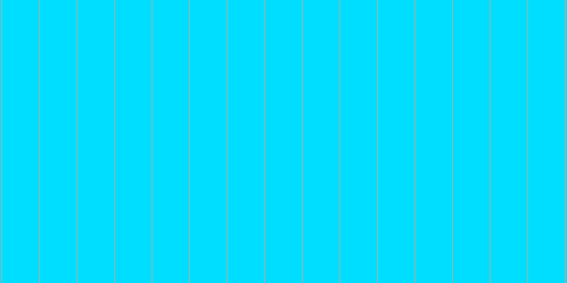 #00deff, #caa393 vertical lines, one pixels wide, fifty-two pixels apart