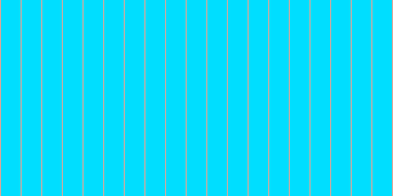 #00deff, #eba393 vertical lines, two pixels wide, forty pixels apart