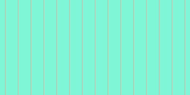 #00efb0 (50%), #eba393 vertical lines, two pixels wide, fifty-two pixels apart