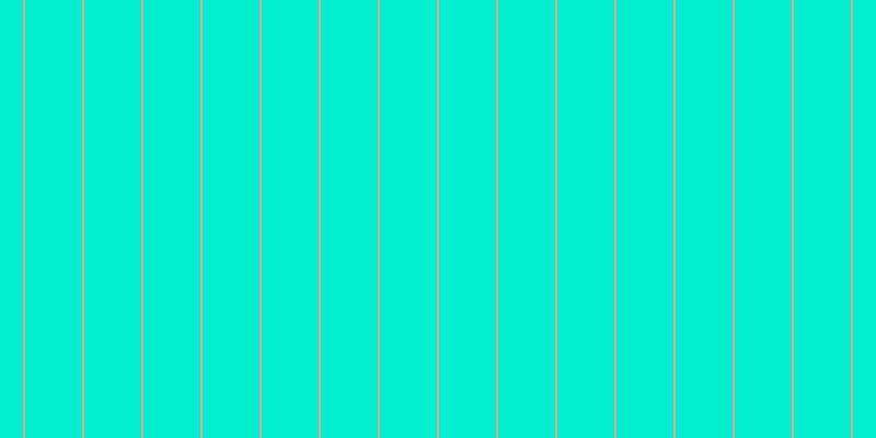 #00efd1, #eba393 vertical lines, two pixels wide, fifty-two pixels apart