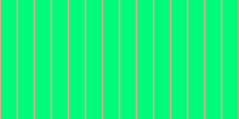 #00fa79, #eba393 vertical lines, five pixels wide, fifty-two pixels apart