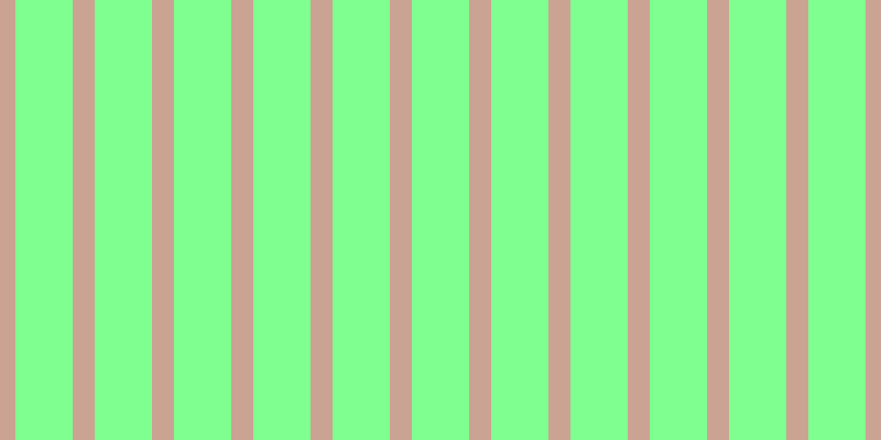 #00ff21 (50%), #caa393 vertical lines, twenty pixels wide, fifty-two pixels apart