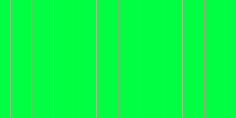 #00ff42, #caa393 vertical lines, two pixels wide, seventy-one pixels apart