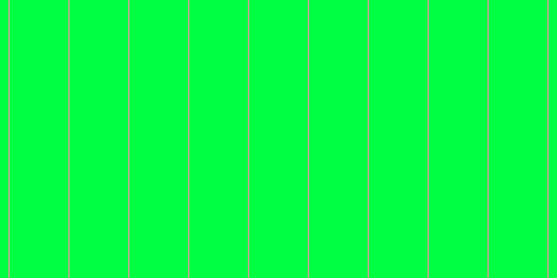 #00ff42, #caa393 vertical lines, two pixels wide, eighty-four pixels apart