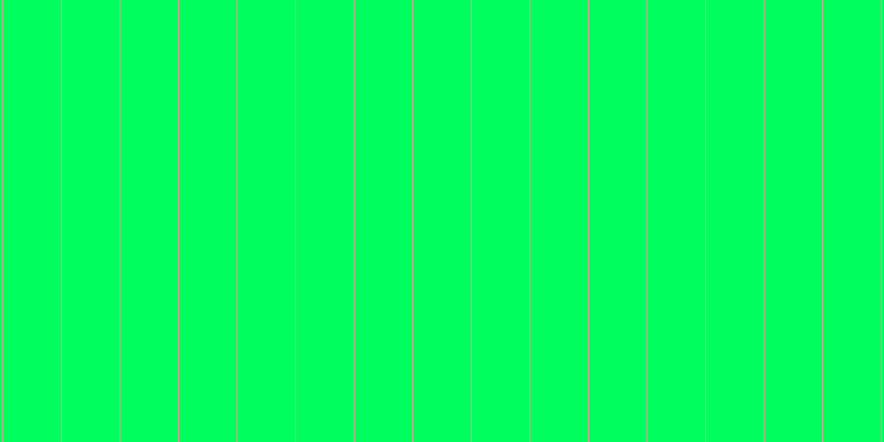 #00ff5e, #caa393 vertical lines, one pixels wide, fifty-two pixels apart