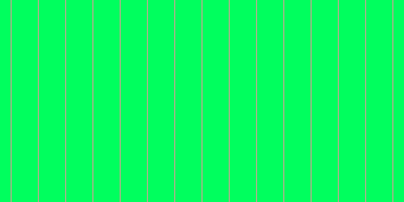 #00ff5e, #caa393 vertical lines, two pixels wide, fifty-two pixels apart